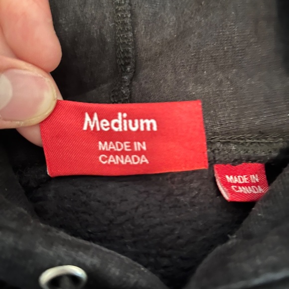 Supreme Black Hoodie - Size M - Picture 3 of 3